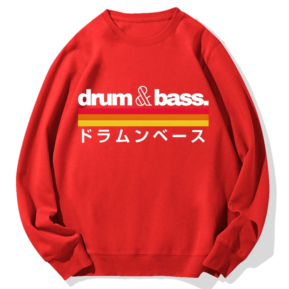 Japan Drum And Bass Cotton Sweatshirt