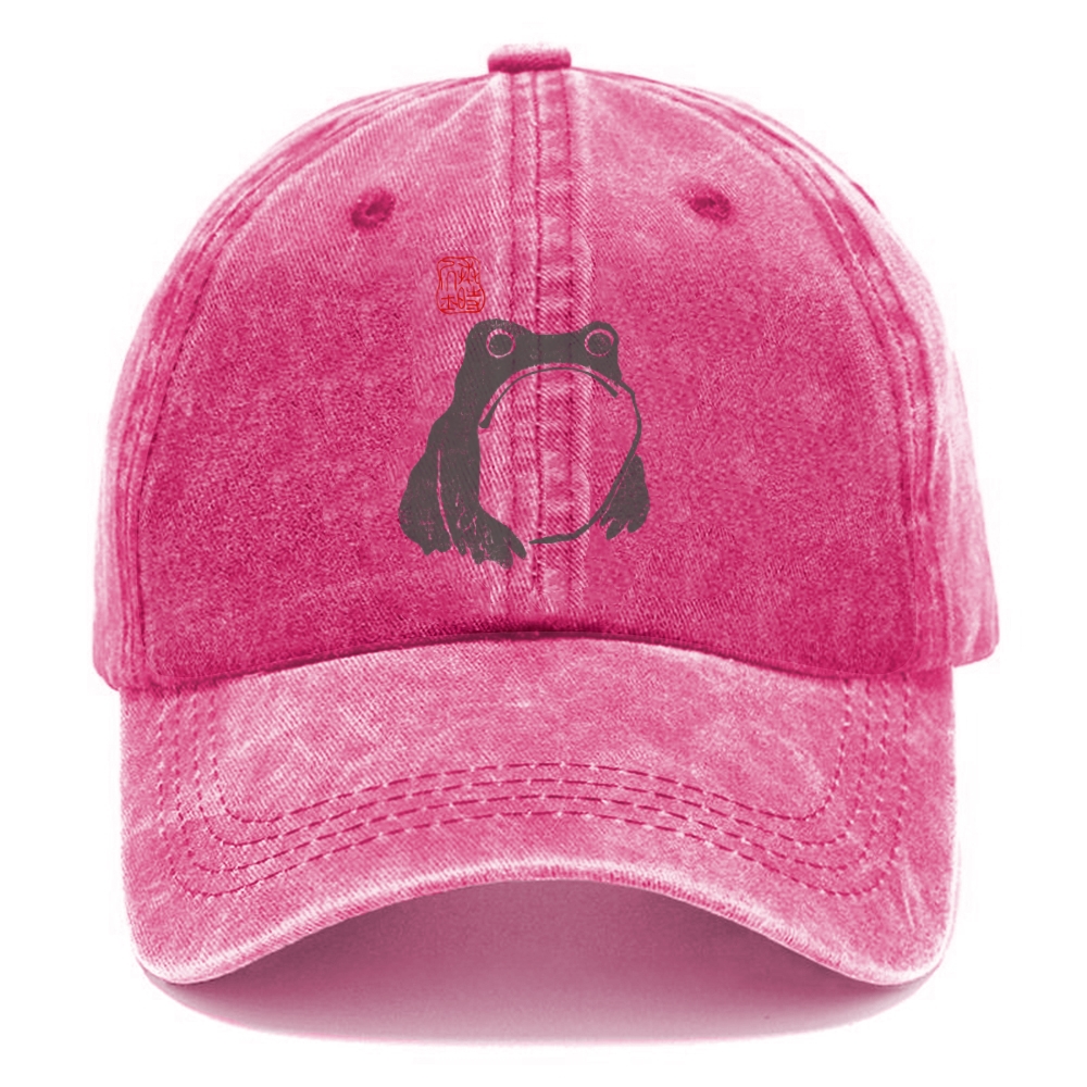  Matsumoto Hoji Woodblock Print Frog Washed Cap