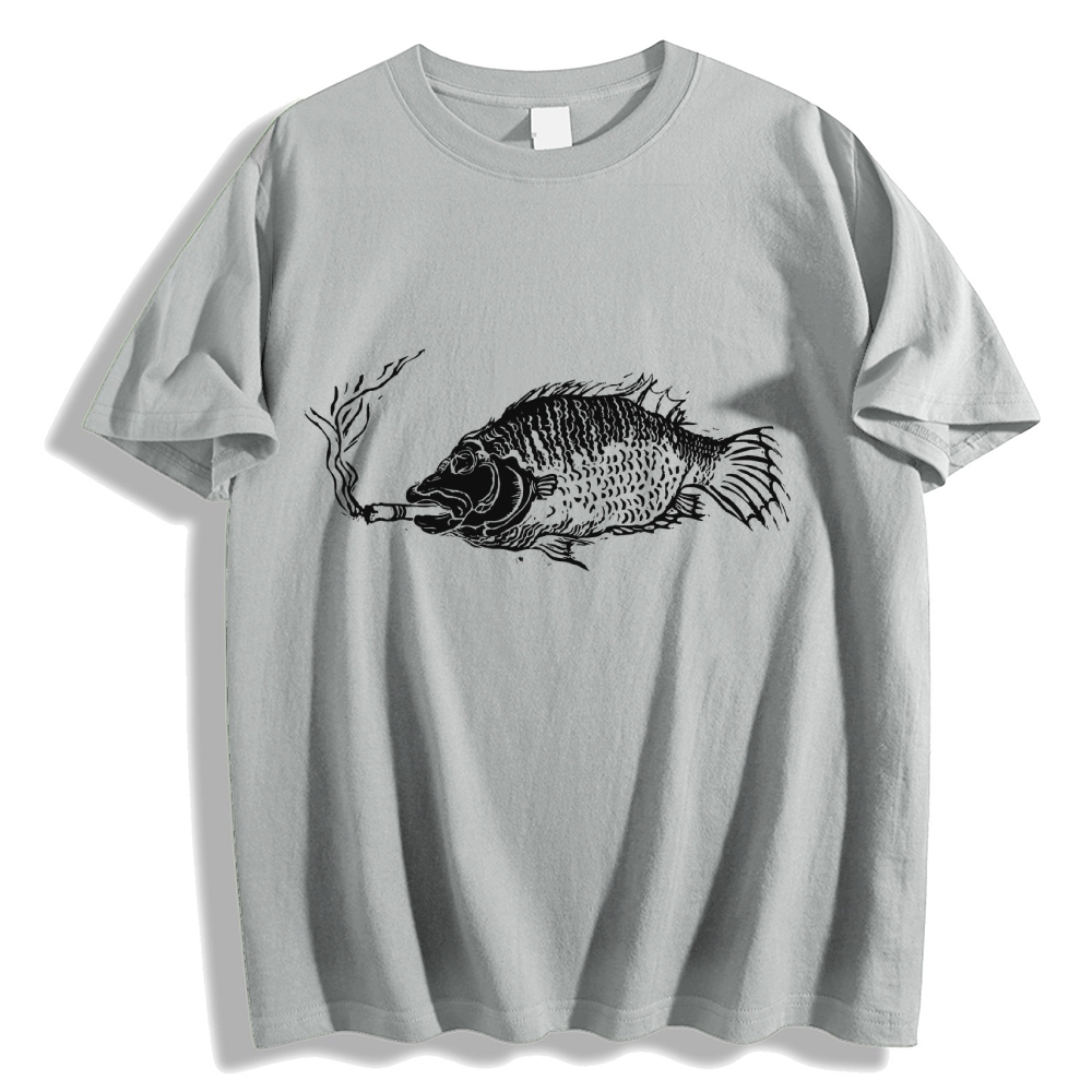 Smoking Fish T-shirt