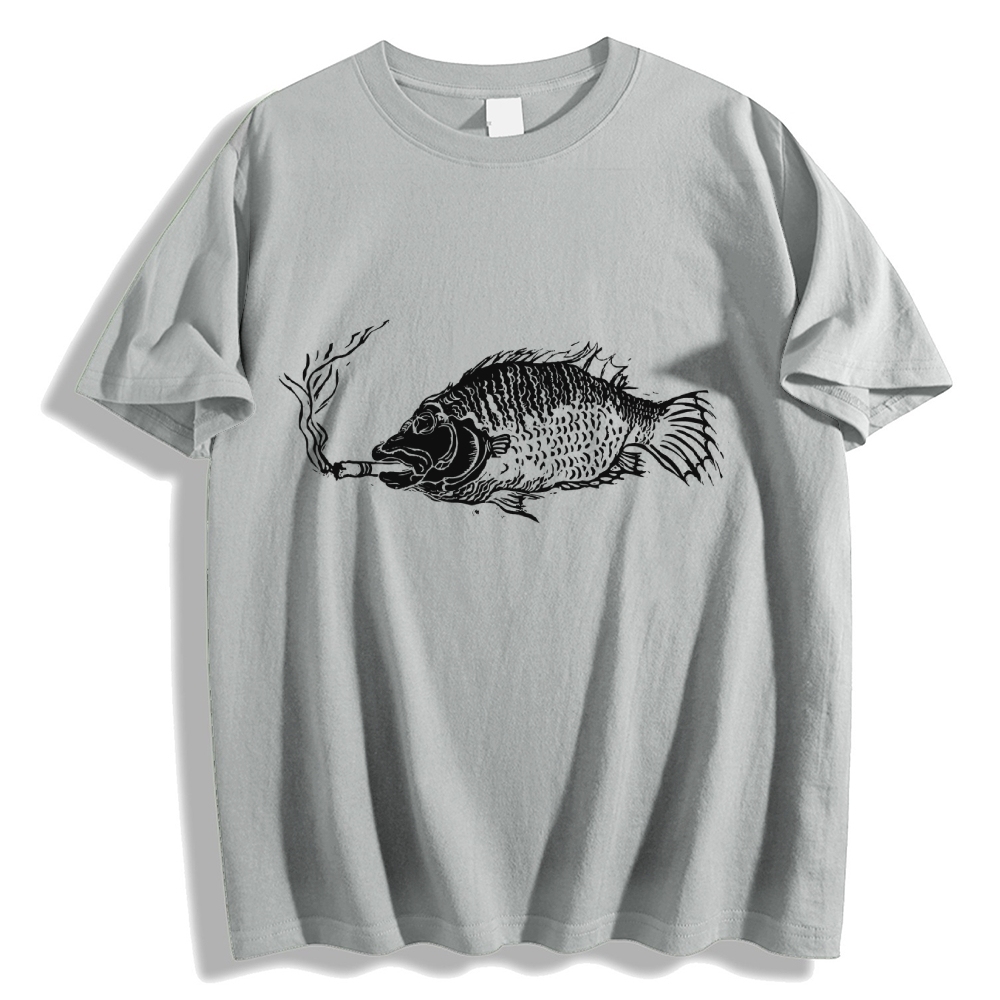 Smoking Fish T-shirt