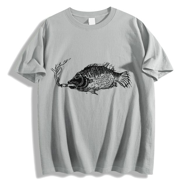 Smoking Fish T-shirt