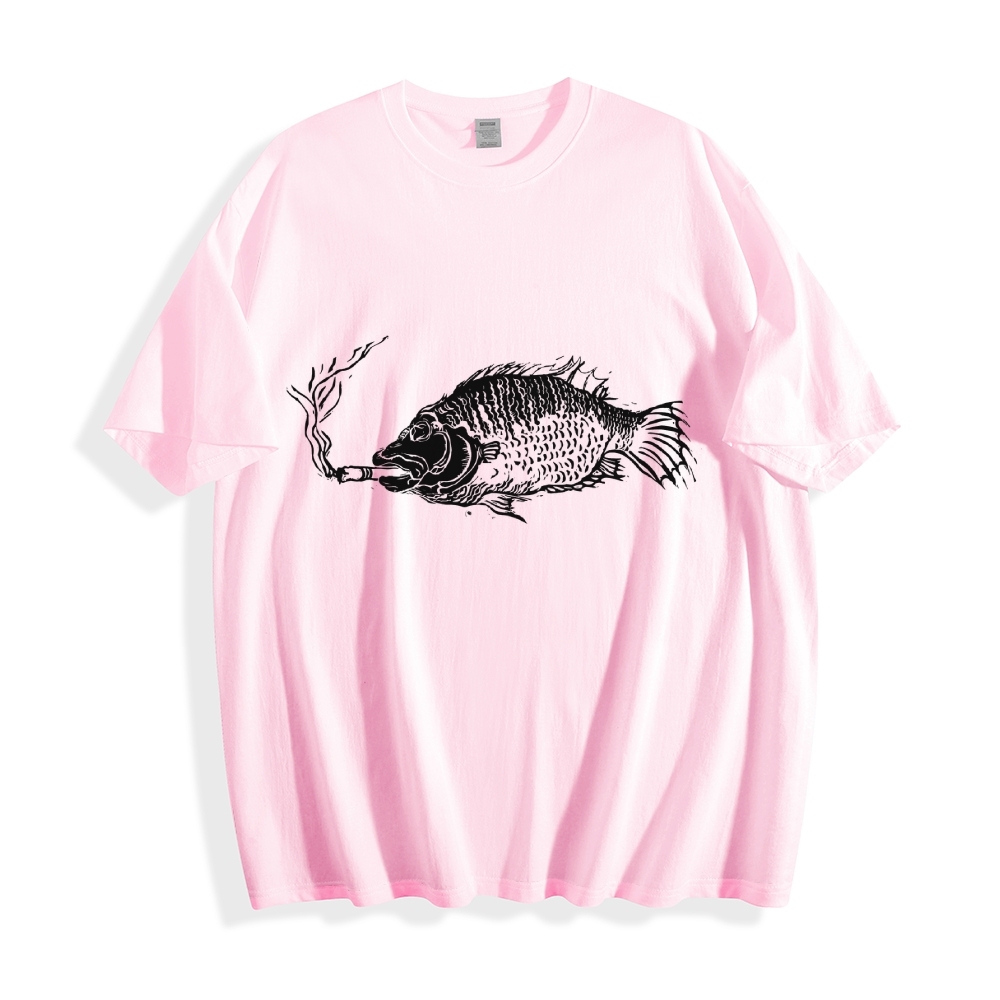 Smoking Fish T-shirt