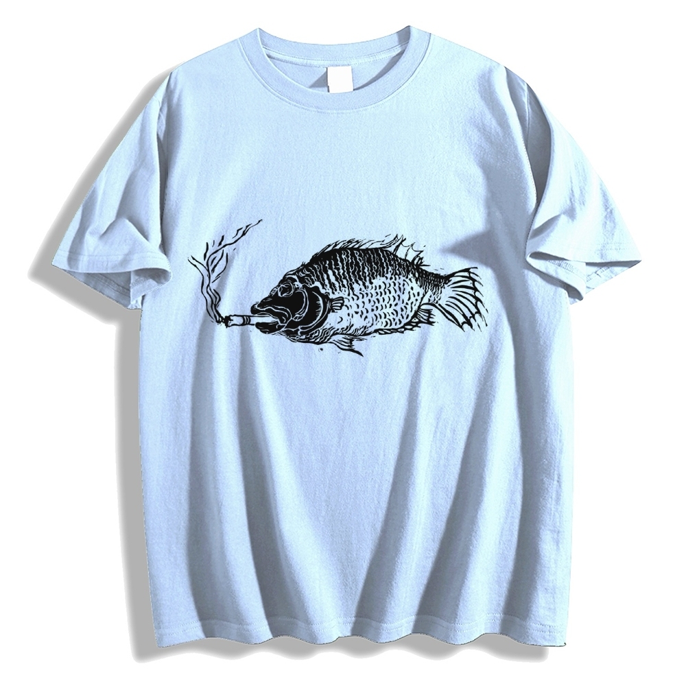 Smoking Fish T-shirt