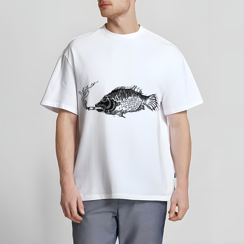 Smoking Fish T-shirt