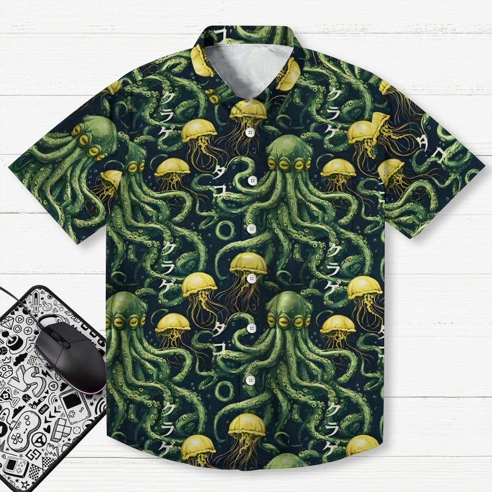  Mystical Octopus Aloha Hawaiian Shirt