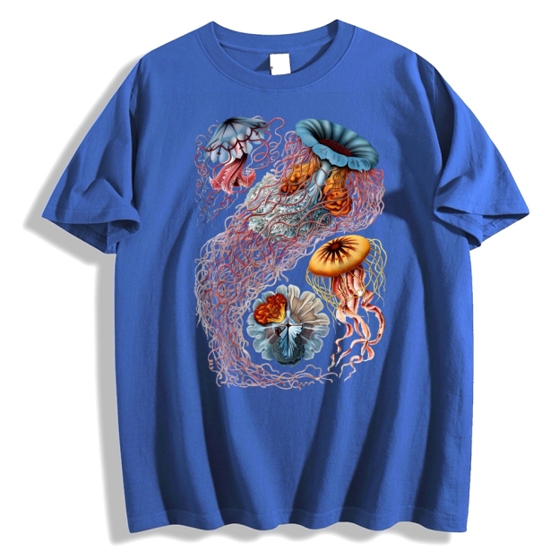 Unisex Ocean Jellyfish Print T-Shirt