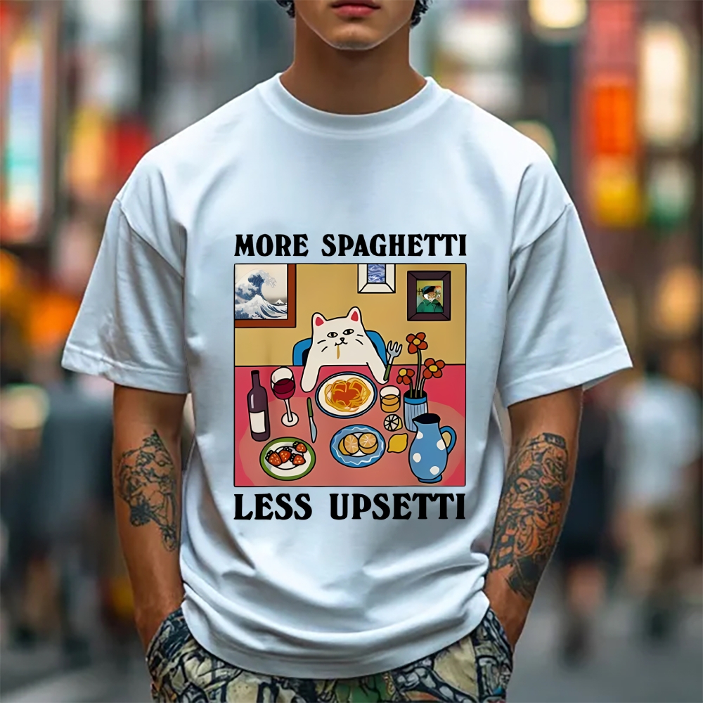 More Spaghetti Less Upsetti Classic T-Shirt