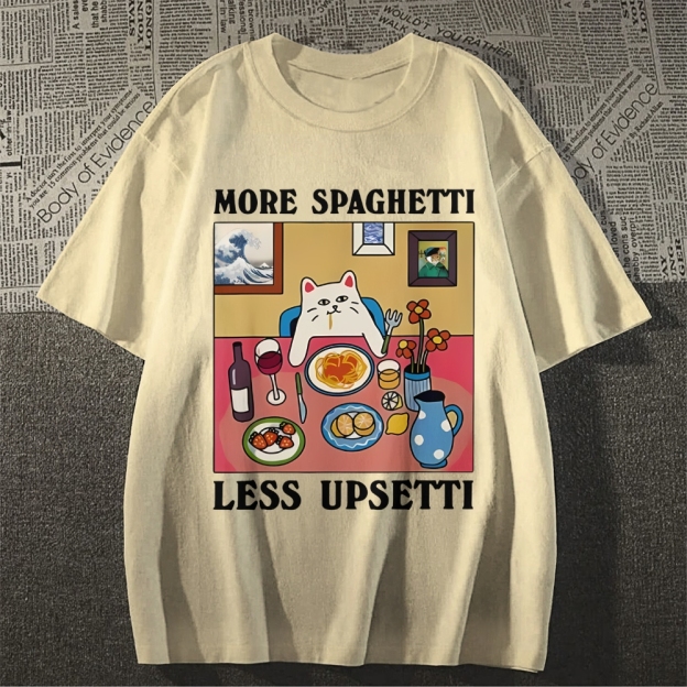 More Spaghetti Less Upsetti Classic T-Shirt