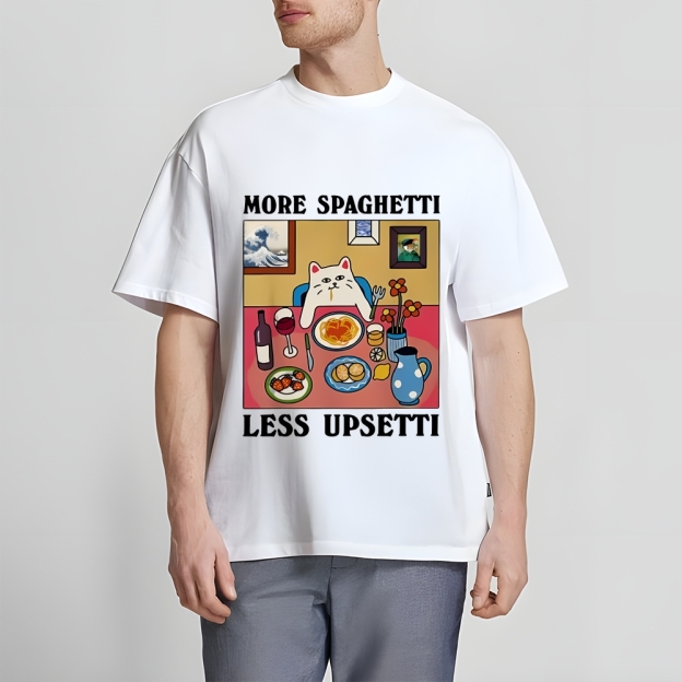 More Spaghetti Less Upsetti Classic T-Shirt