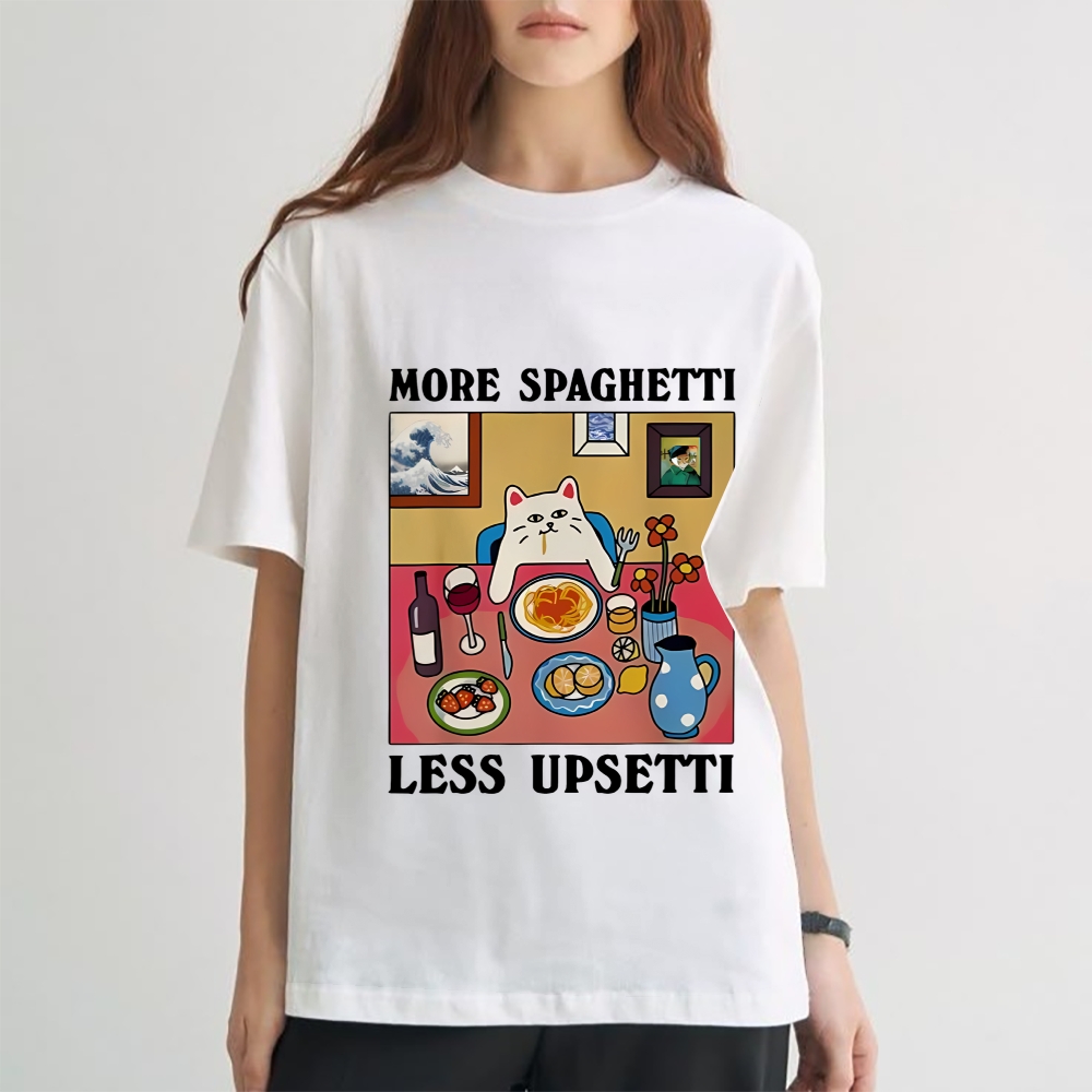 More Spaghetti Less Upsetti Classic T-Shirt
