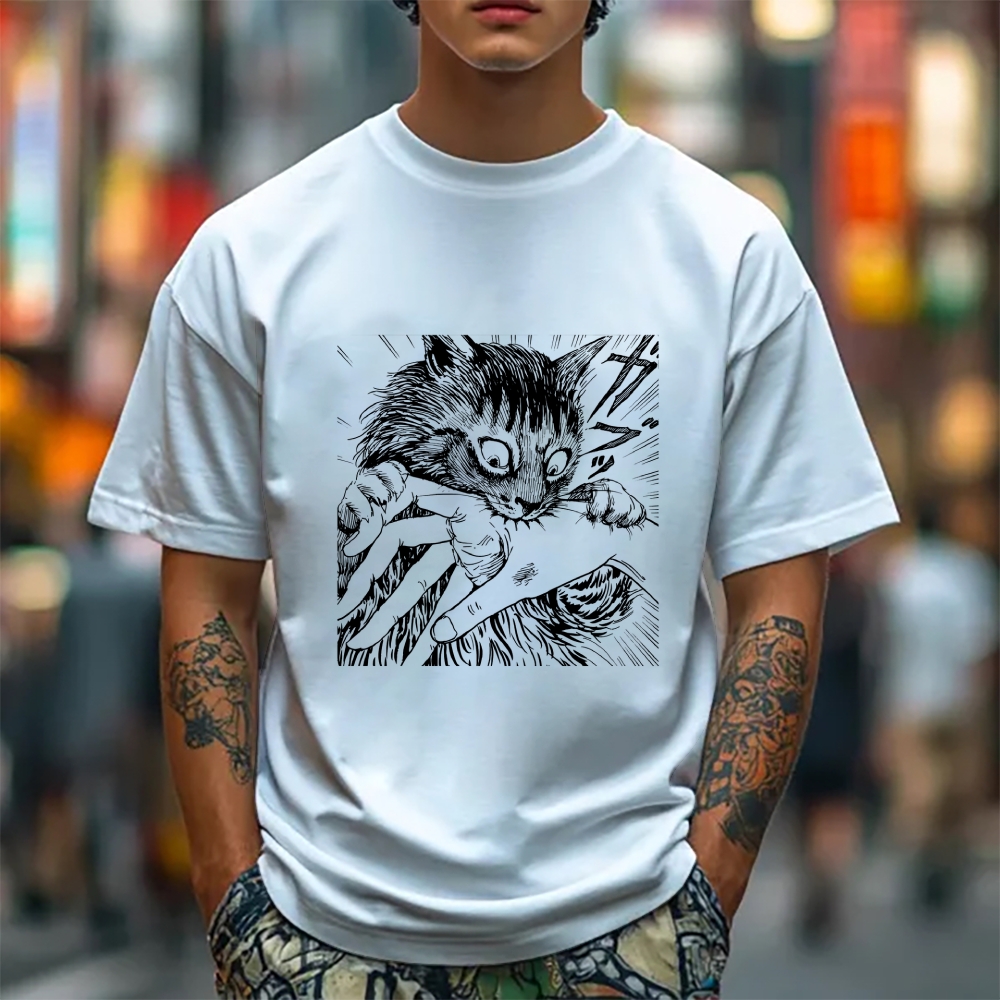 Fierce Cat Japanese Style Classic Tee