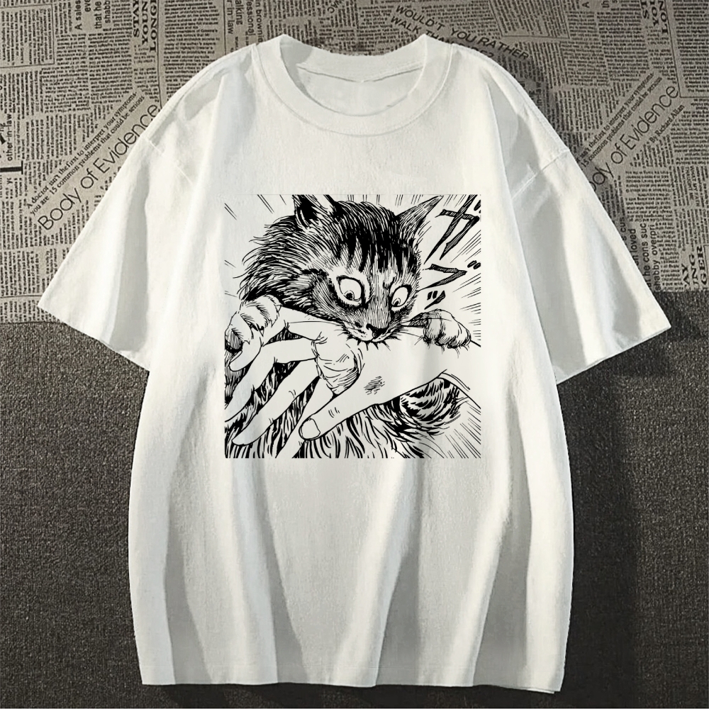 Fierce Cat Japanese Style Classic Tee