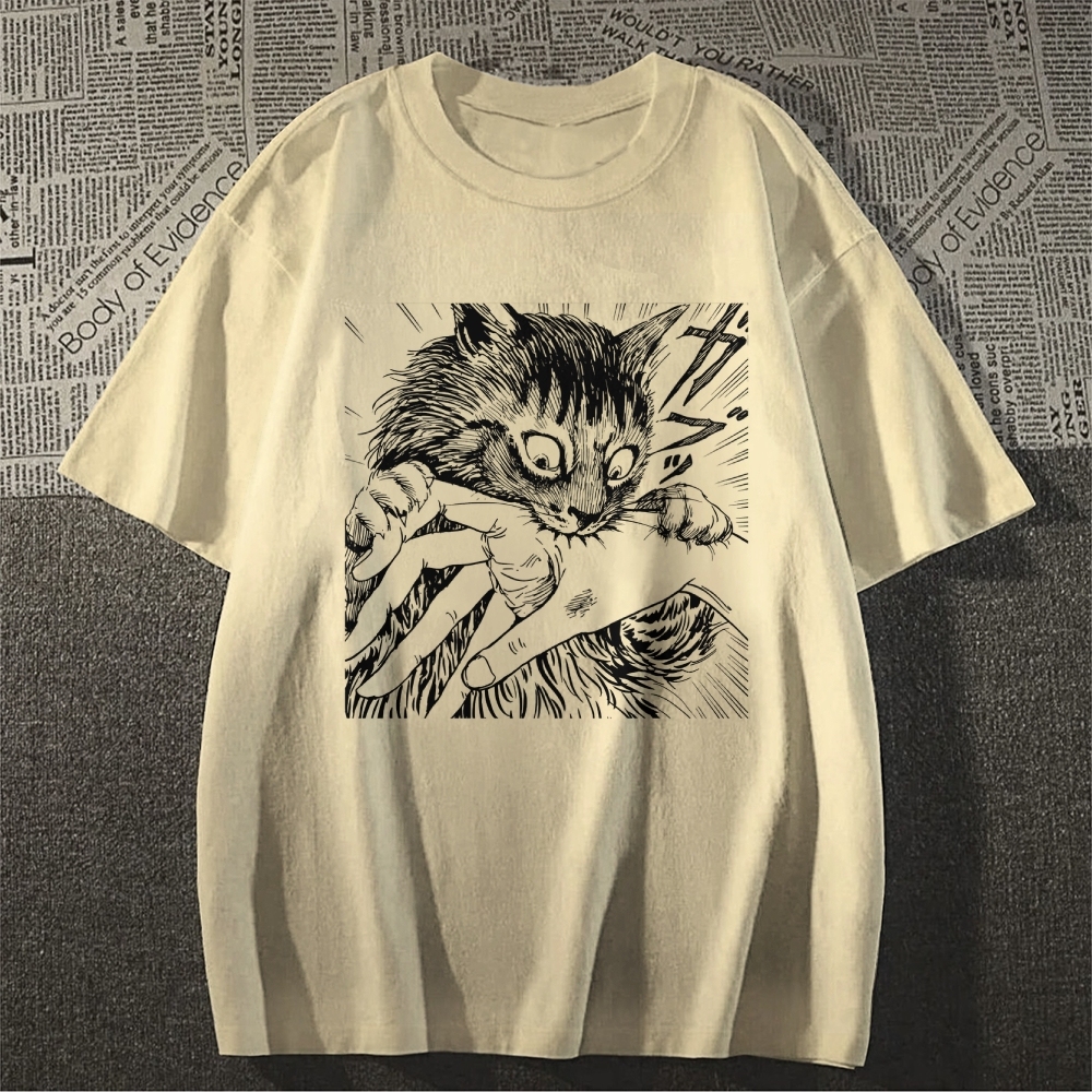 Fierce Cat Japanese Style Classic Tee
