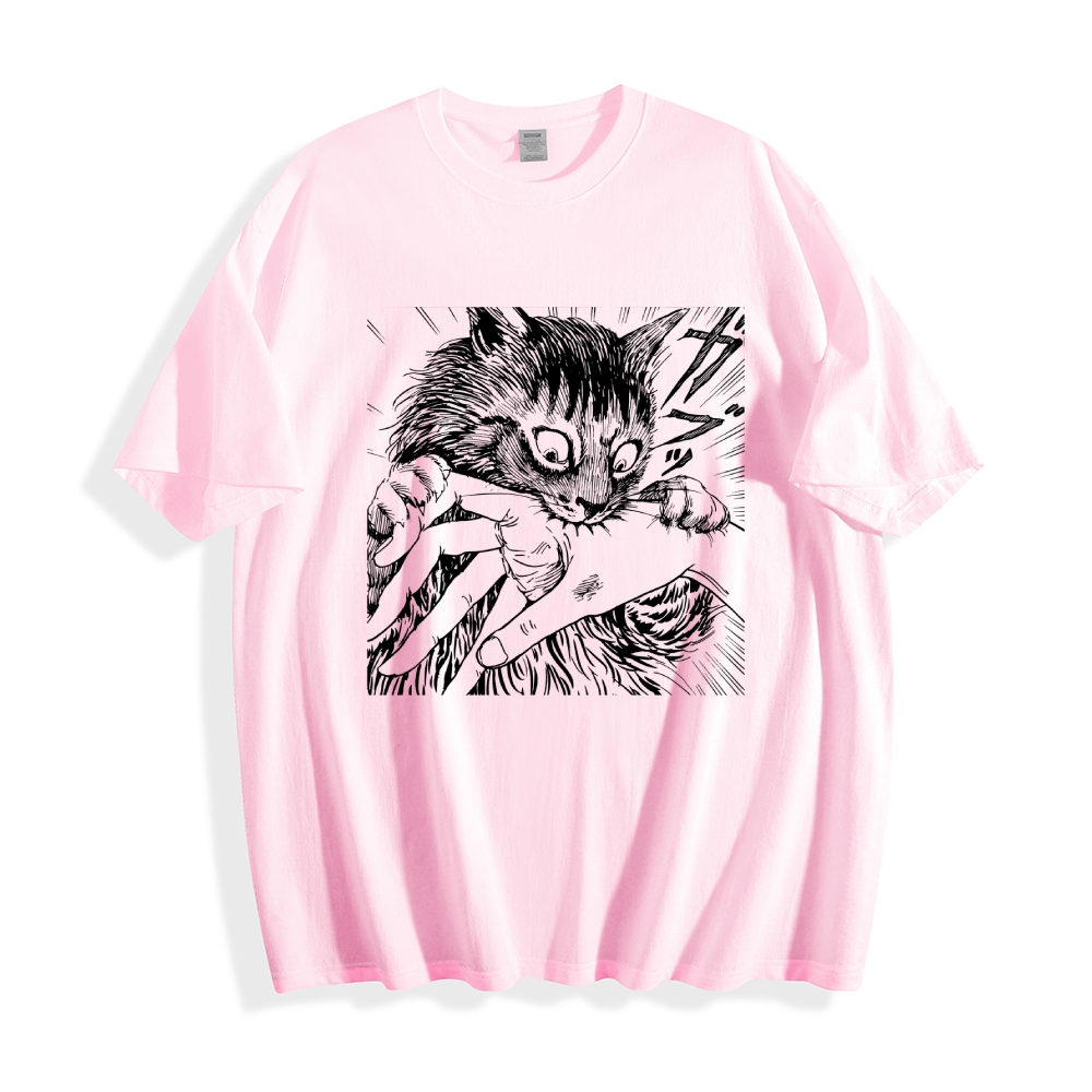 Fierce Cat Japanese Style Classic Tee