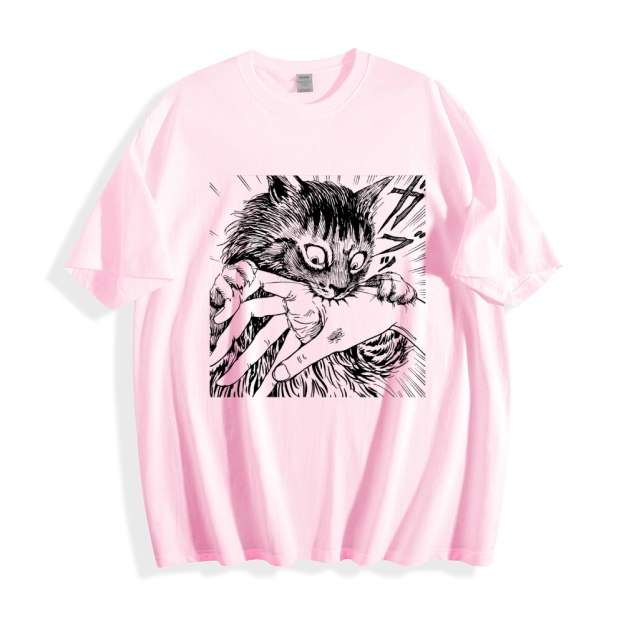 Fierce Cat Japanese Style Classic Tee