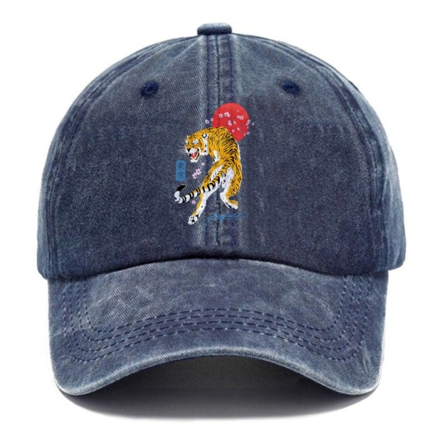 Tiger Blossom Japanese Sakura Washed Cap