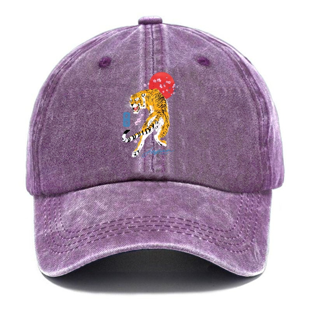 Tiger Blossom Japanese Sakura Washed Cap