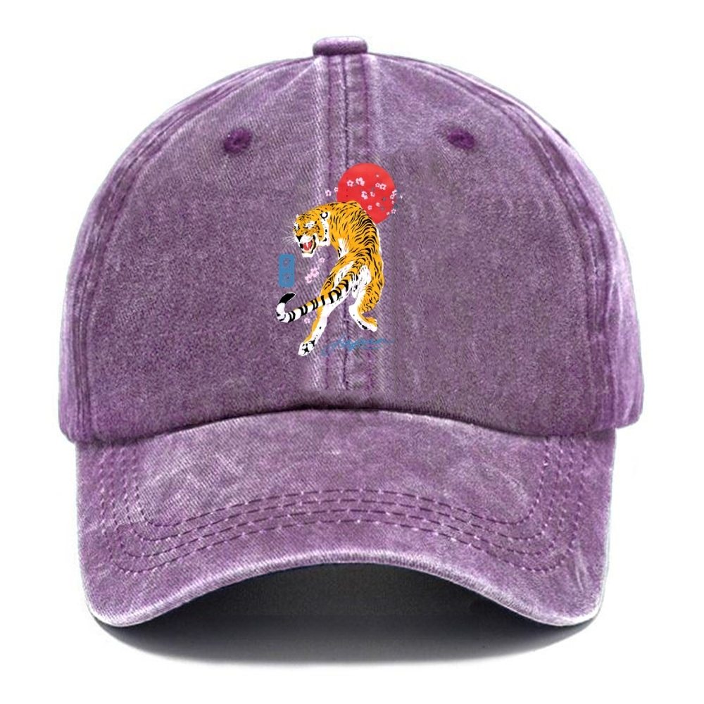 Tiger Blossom Japanese Sakura Washed Cap
