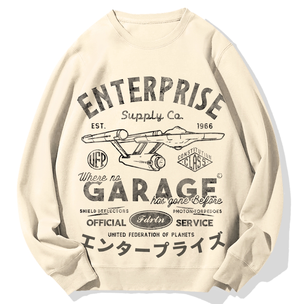Enterprise Starship Cotton Sweatshirt