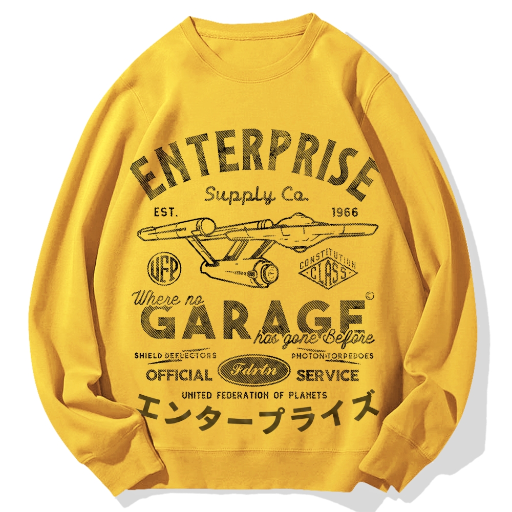 Enterprise Starship Cotton Sweatshirt