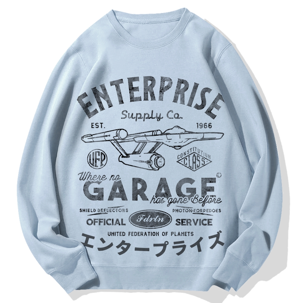 Enterprise Starship Cotton Sweatshirt