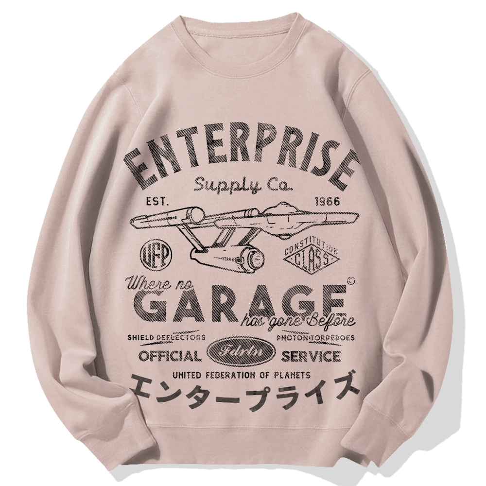 Enterprise Starship Cotton Sweatshirt