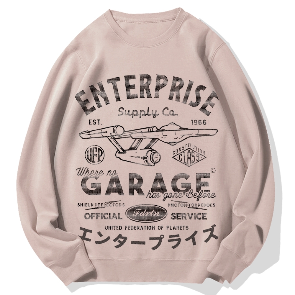 Enterprise Starship Cotton Sweatshirt