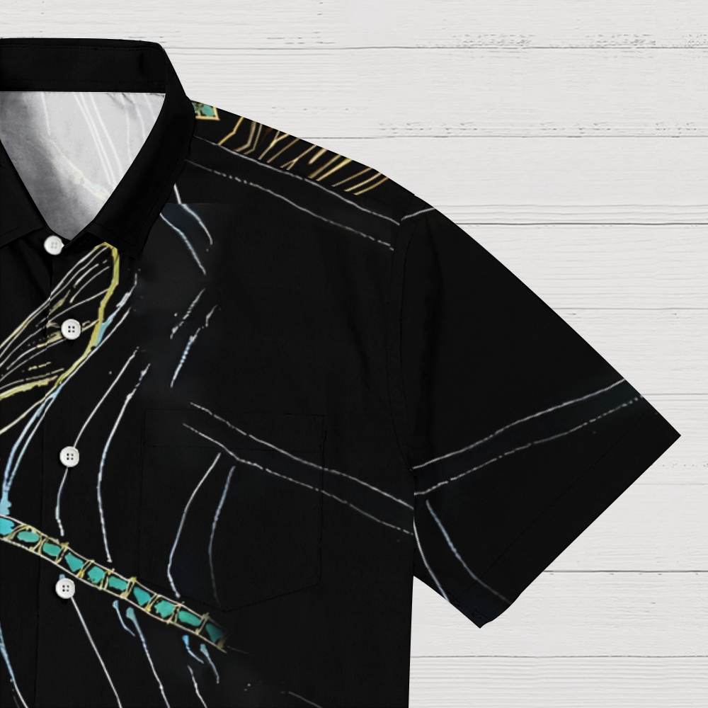Dragonfly Flapping Its Wings Button-up Shirt
