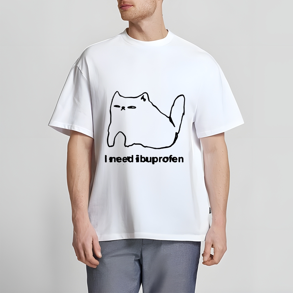 I Need Ibuprofen Funny Cat Unisex T-shirt