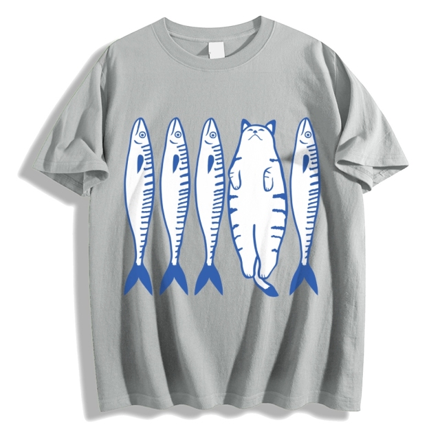 White Cat Company Cotton casual T-shirt