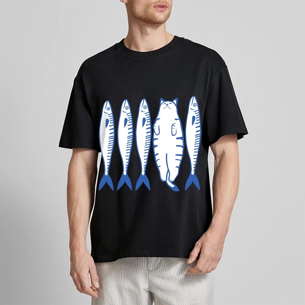 White Cat Company Cotton casual T-shirt