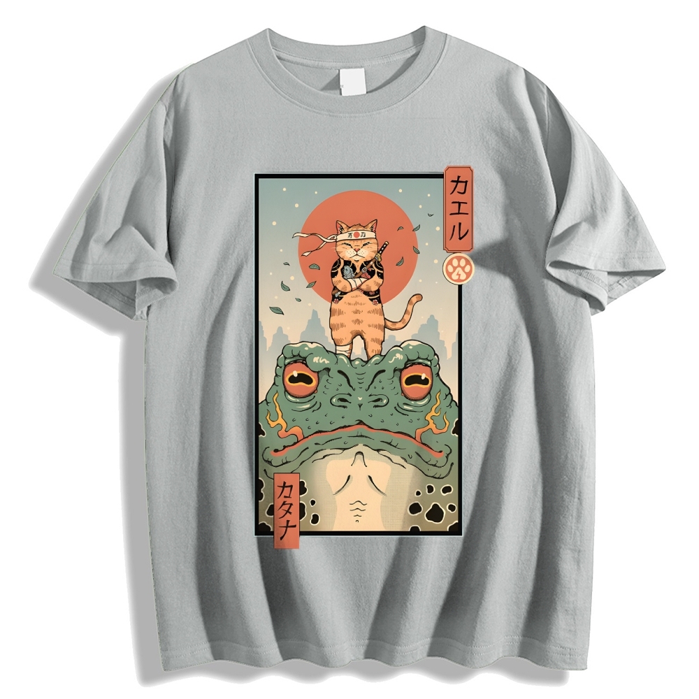 Cat Frog Japanese Style Classic Tee