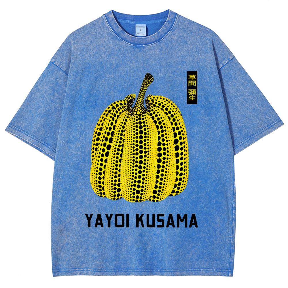 Yayoi Kusama  Vintage Wash Japanese Design T-Shirt