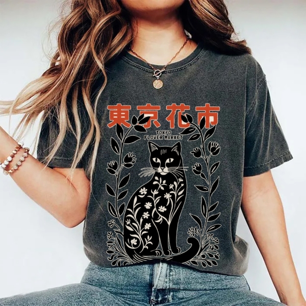 Tokyo Flower Market Washed T-Shirt