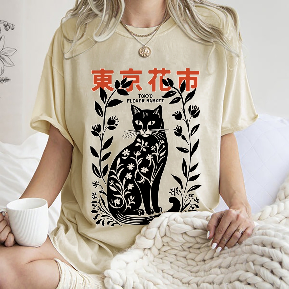 Tokyo Flower Market Washed T-Shirt