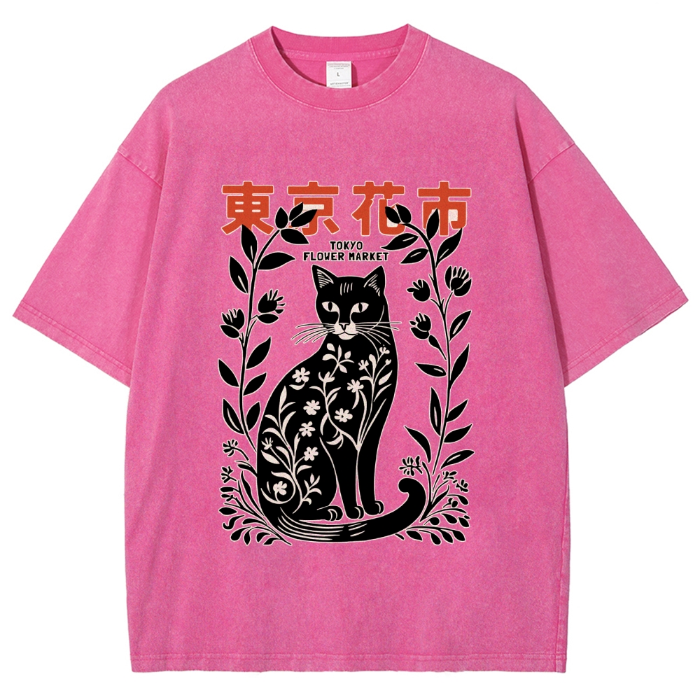 Tokyo Flower Market Washed T-Shirt