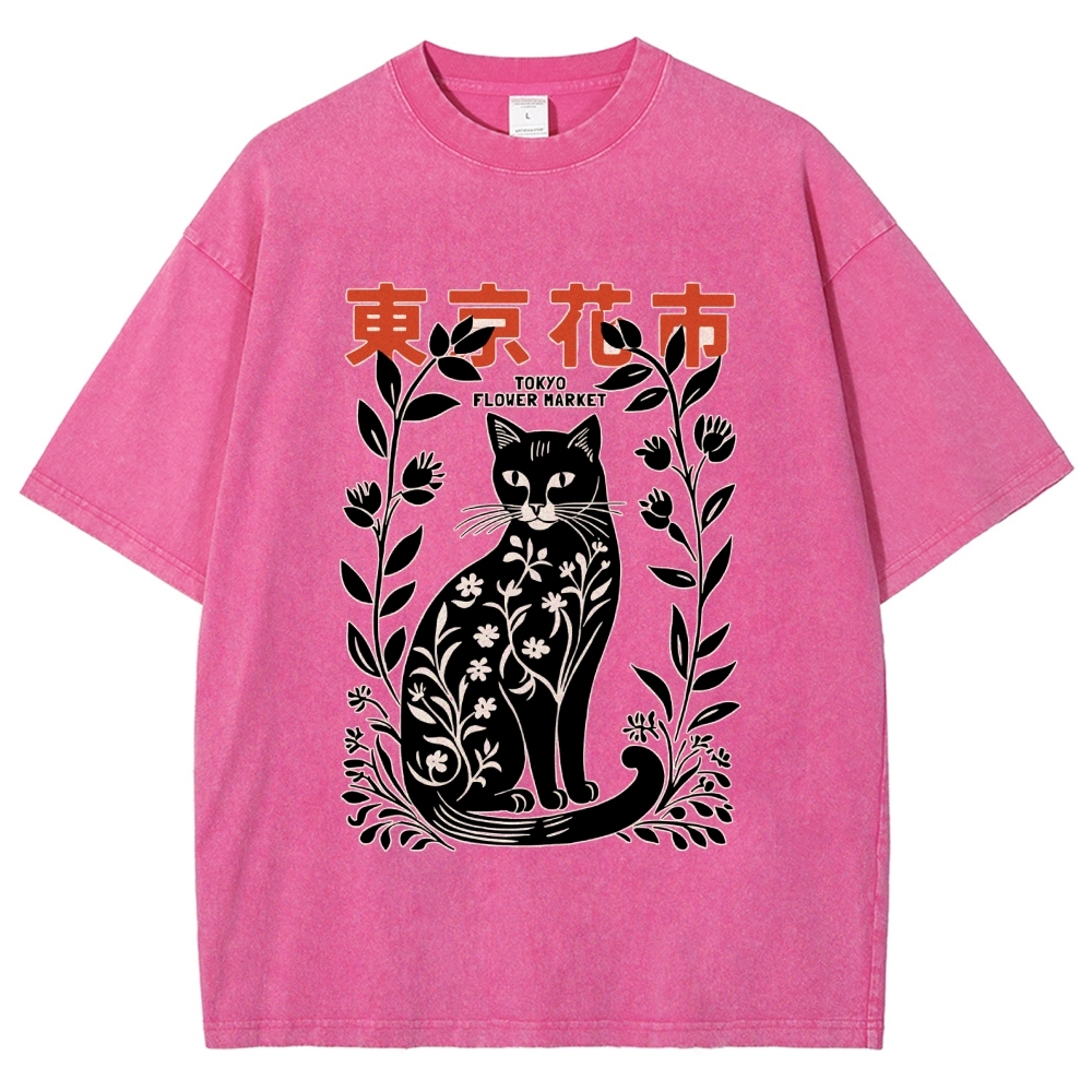 Tokyo Flower Market Washed T-Shirt