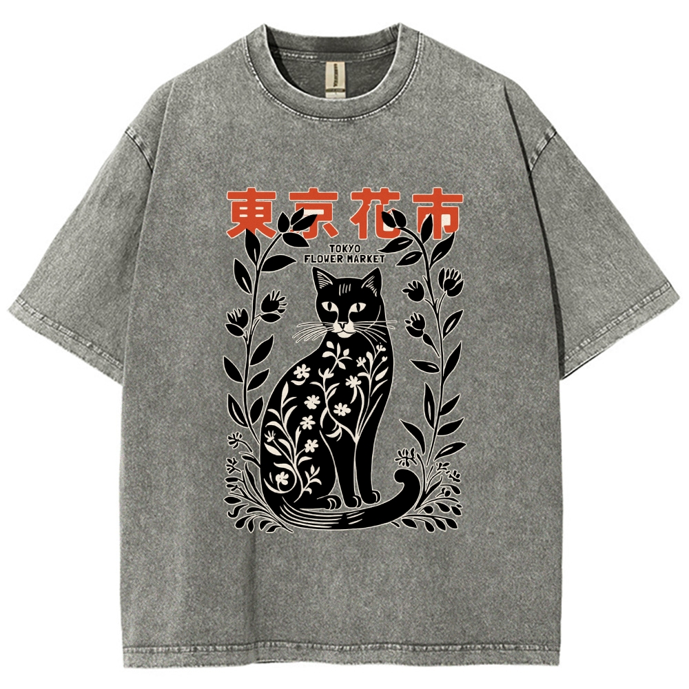 Tokyo Flower Market Washed T-Shirt