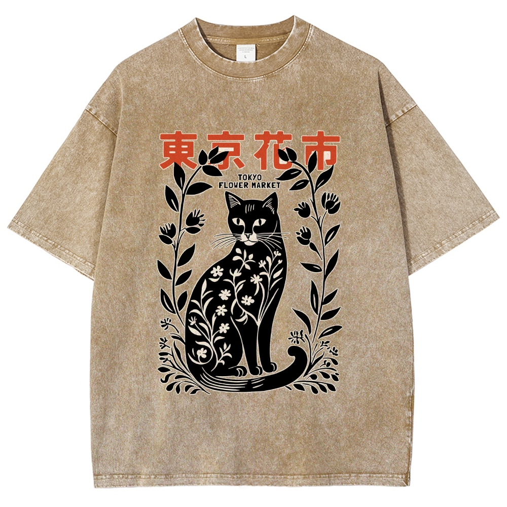 Tokyo Flower Market Washed T-Shirt