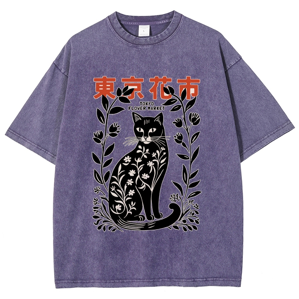 Tokyo Flower Market Washed T-Shirt