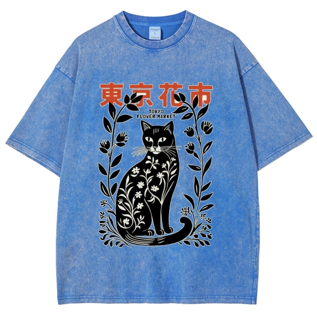 Tokyo Flower Market Washed T-Shirt
