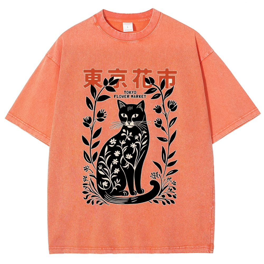 Tokyo Flower Market Washed T-Shirt