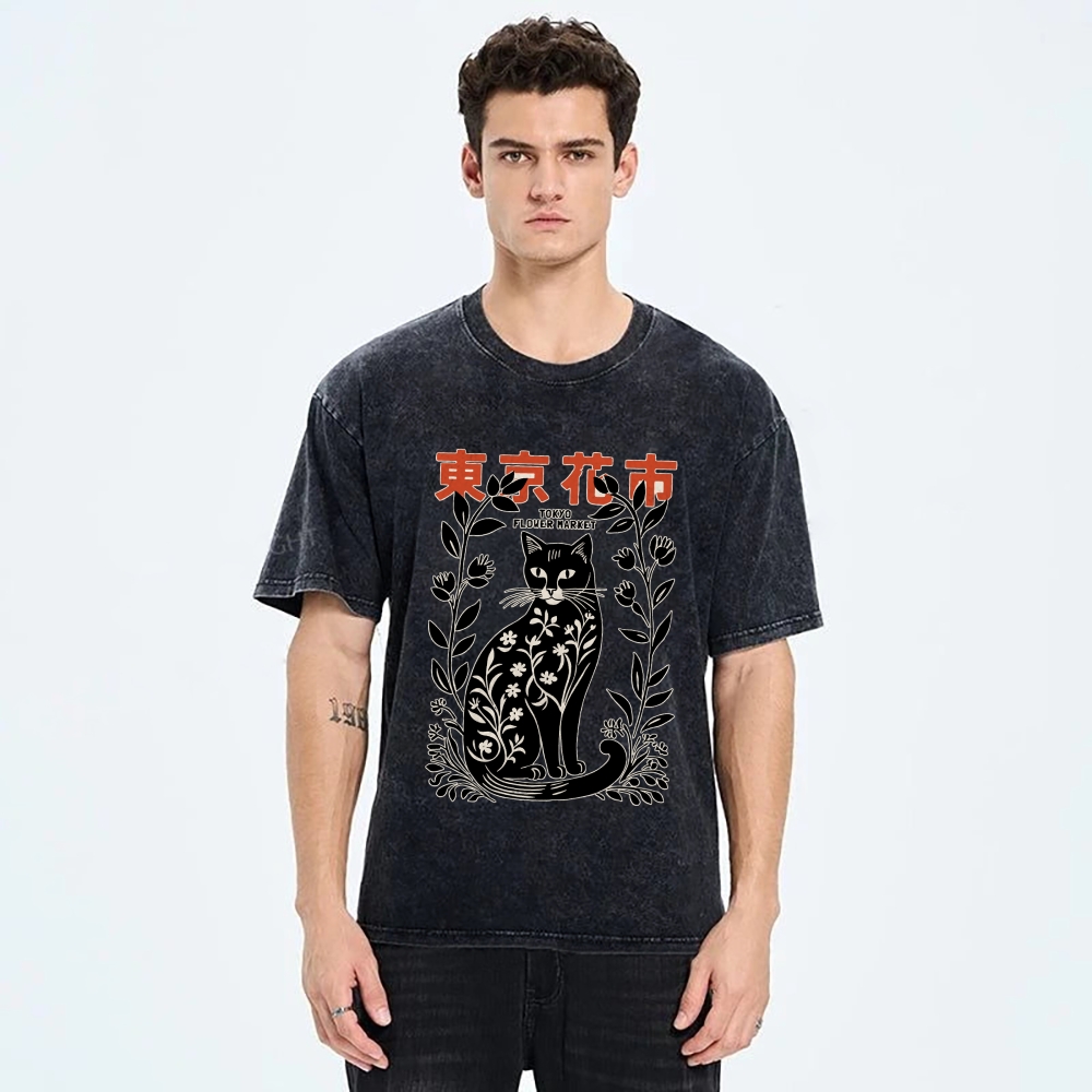 Tokyo Flower Market Washed T-Shirt