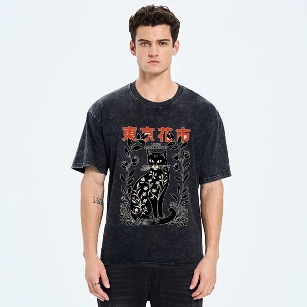 Tokyo Flower Market Washed T-Shirt