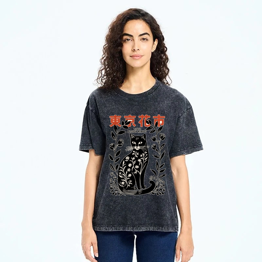 Tokyo Flower Market Washed T-Shirt