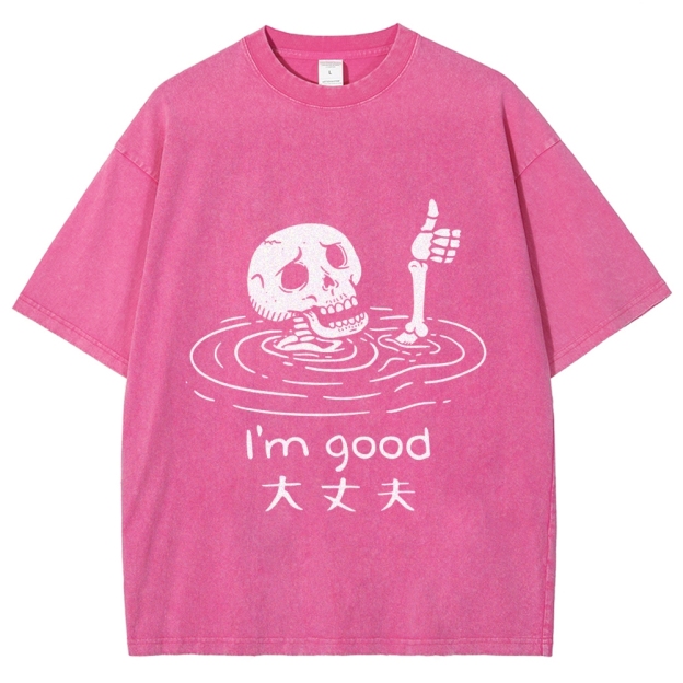Drowned Skeleton Washed T-Shirt