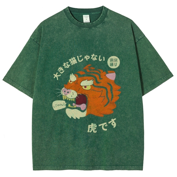 It's Not A Big Cat Washed Vintage T-Shirt