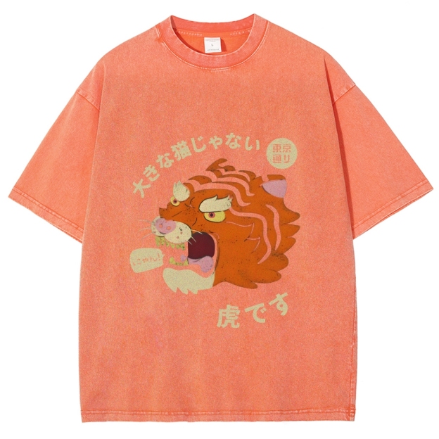 It's Not A Big Cat Washed Vintage T-Shirt