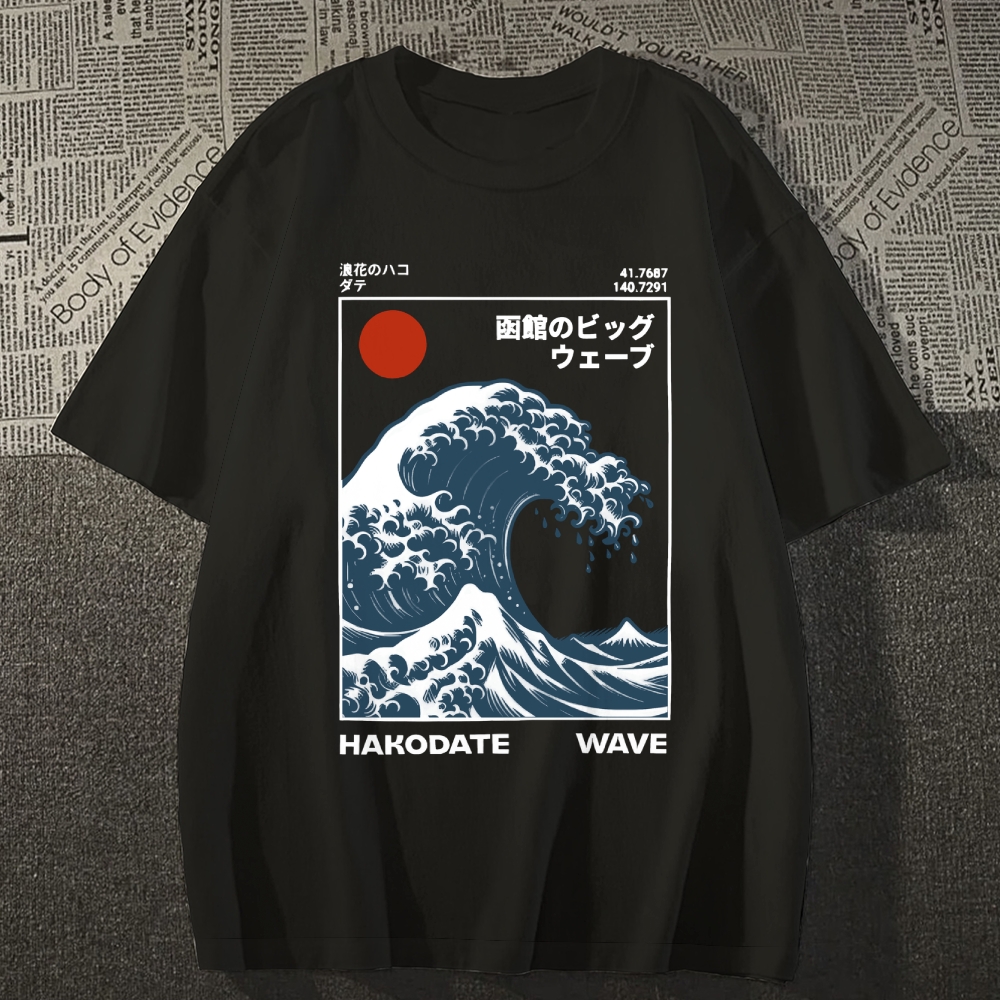 Hokkaido Wave Japanese Style Classic Tee