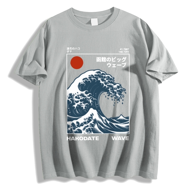 Hokkaido Wave Japanese Style Classic Tee